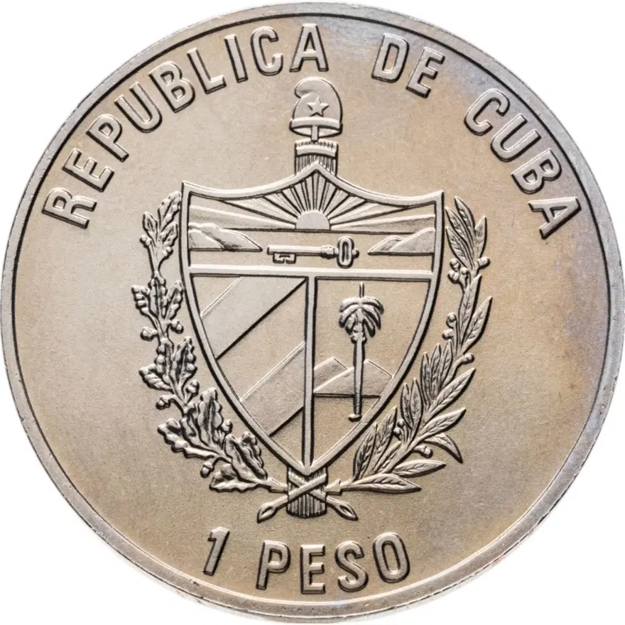 Куба 1 песо (peso) 2000  Новое тысячелетие - Космос, реверс