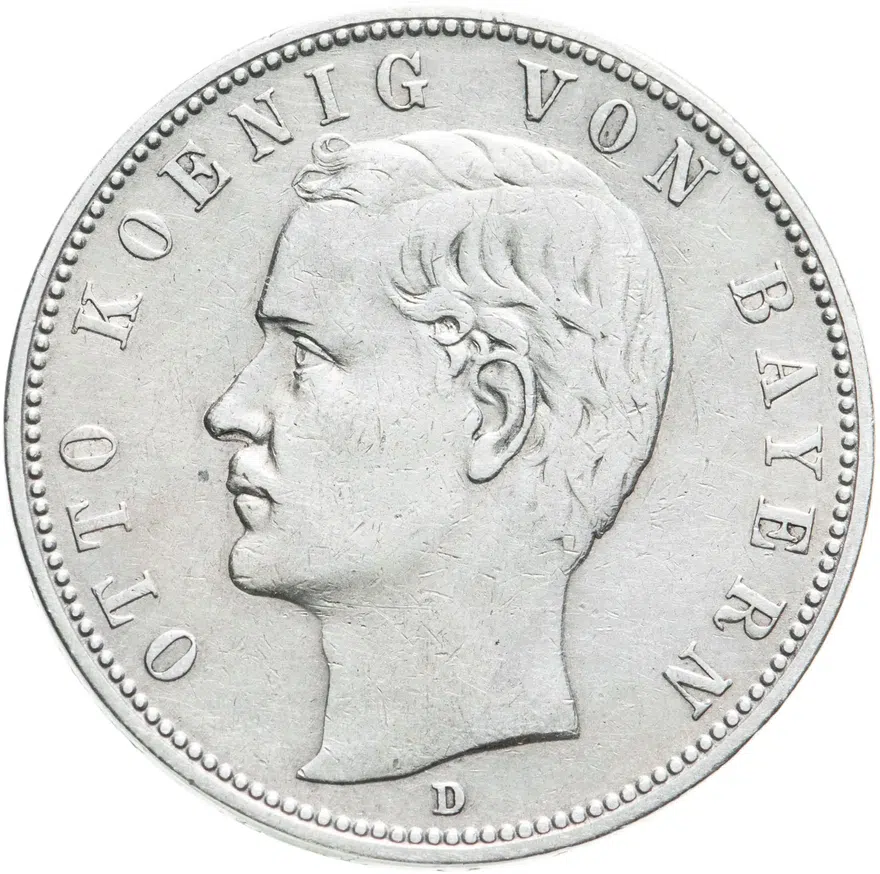 Германия (Бавария) 5 марок 1904