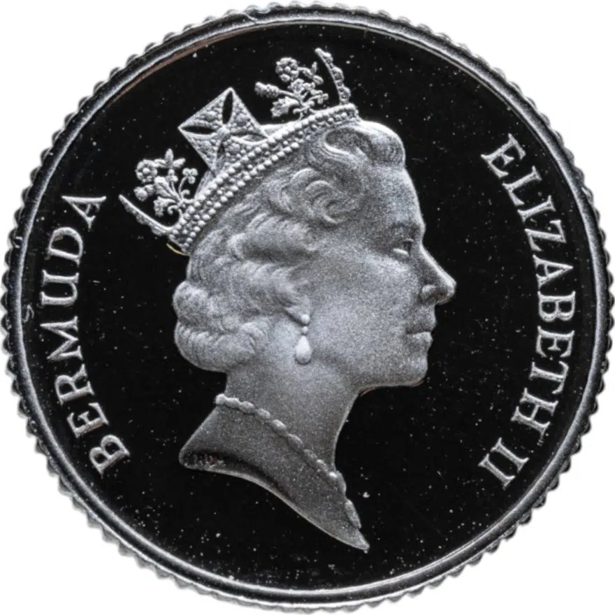 Бермудские острова 10 центов (cents) 1995 Proof, реверс