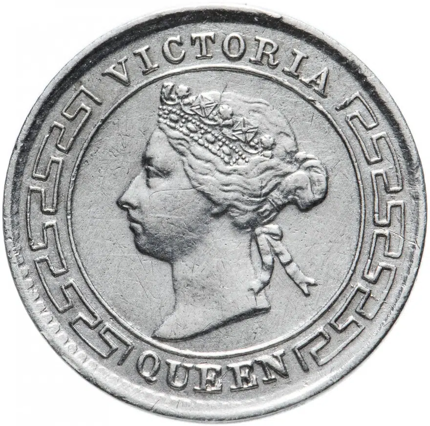 Цейлон 10 центов (cents) 1893