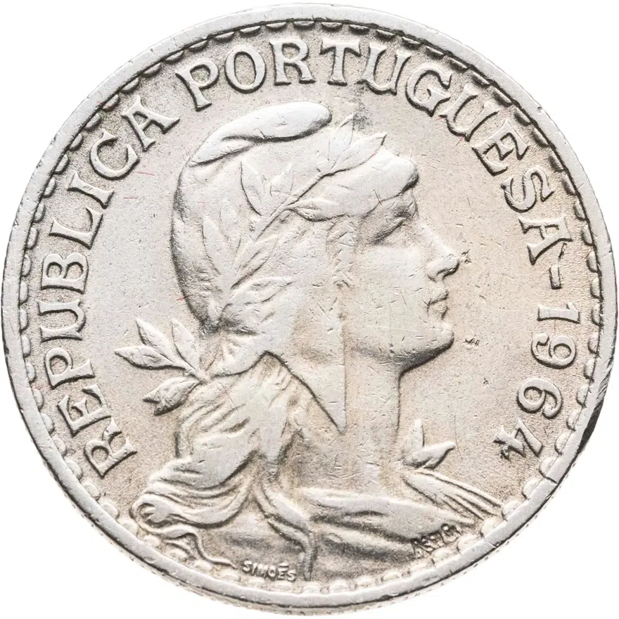 Португалия 1 эскудо (escudo) 1964