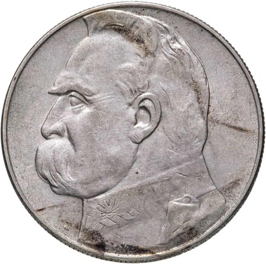 Польша 10 злотых (zlotych) 1936  Пилсудский