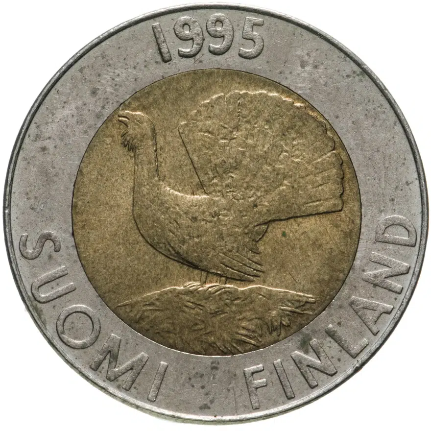 Финляндия 10 марок (markkaa) 1995