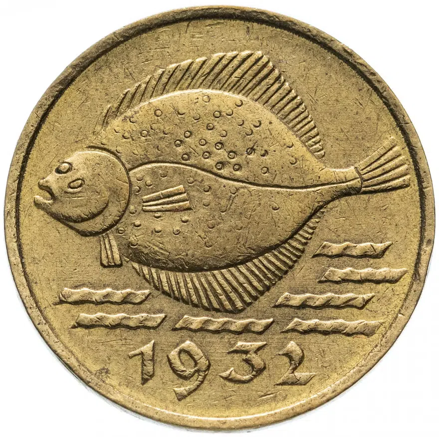 Данциг 5 пфеннигов (pfennig) 1932