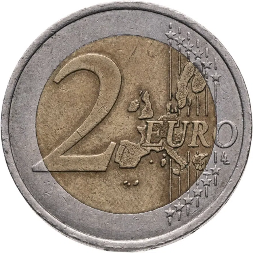 Франция 2 евро (euro) 2001  регулярный чекан, реверс