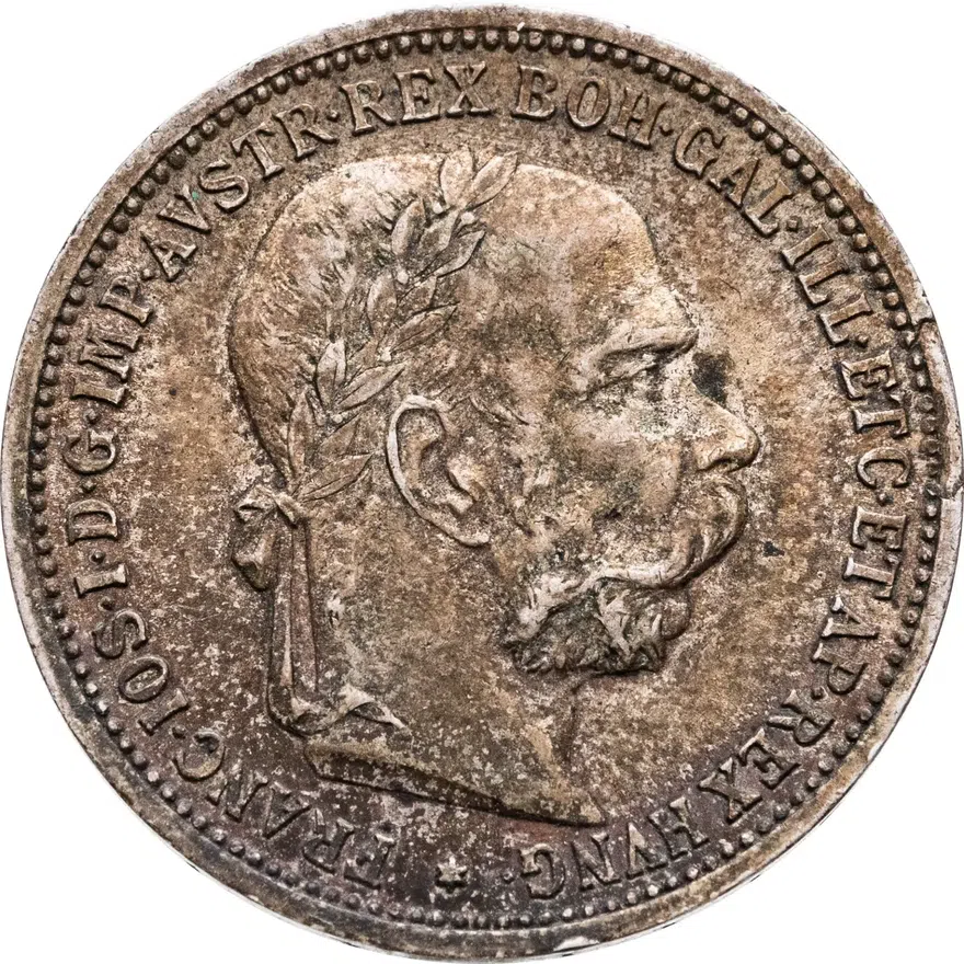 Австрия 1 крона (crown) 1893, реверс