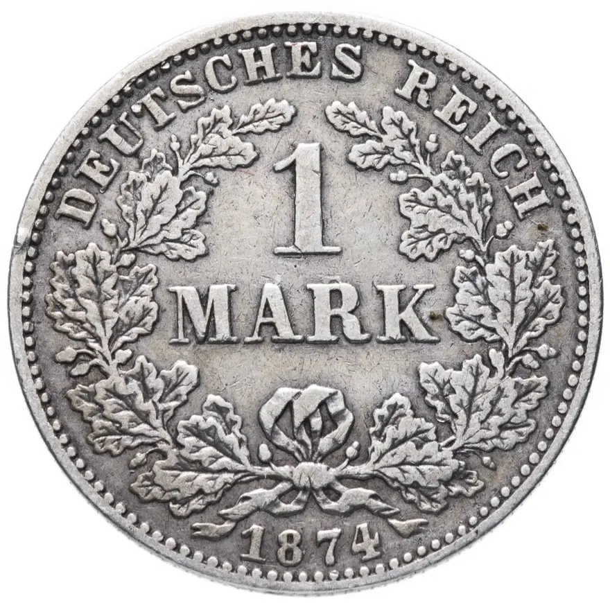 Германия (Германская Империя) 1 марка (mark) 1874 C