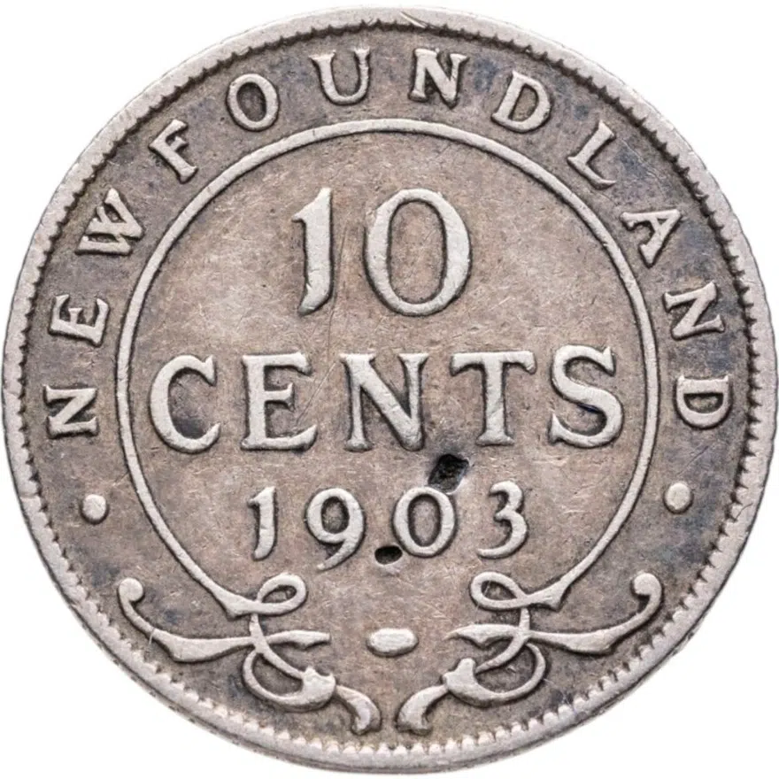 Ньюфаундленд 10 центов (cents) 1903