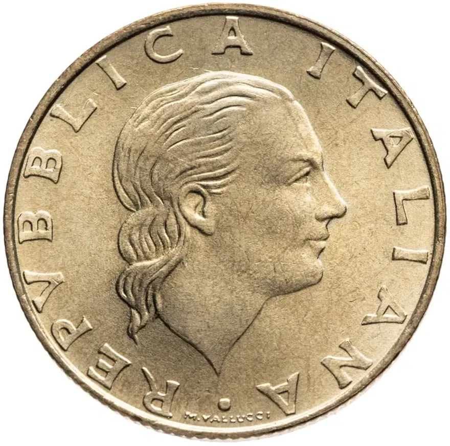 Италия 200 лир (lire) 1994  180 лет карабинерам, аверс
