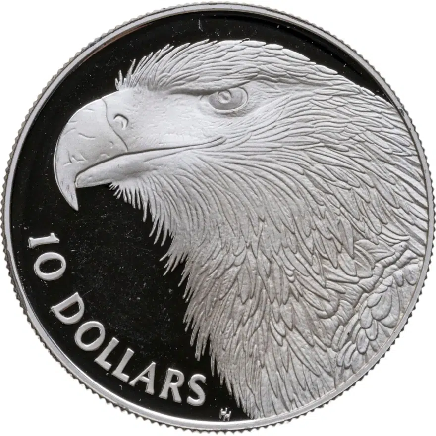 Австралия 10 долларов (dollars) 1994 Орел, аверс