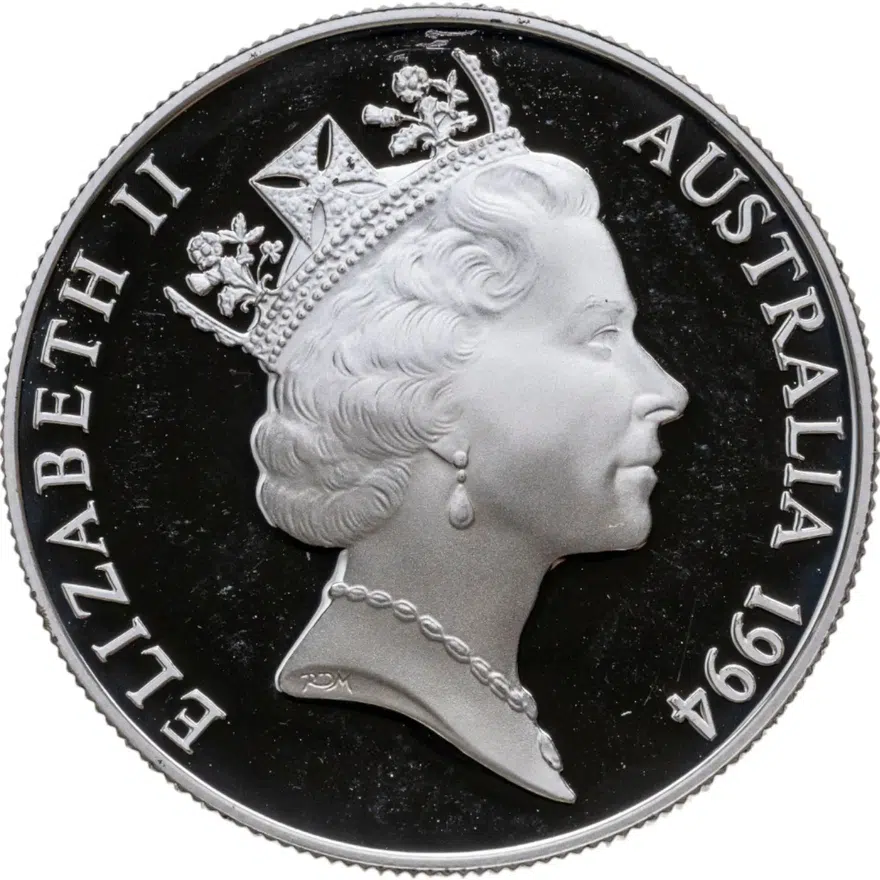 Австралия 10 долларов (dollars) 1994 Орел, реверс
