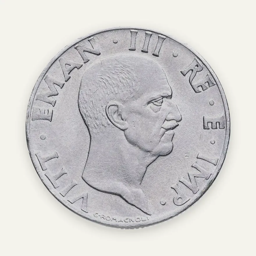 Италия 50 чентезимо (centesimi) 1942, аверс