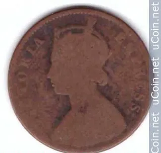 Индия (Британская) 1/4 анны (anna) 1892