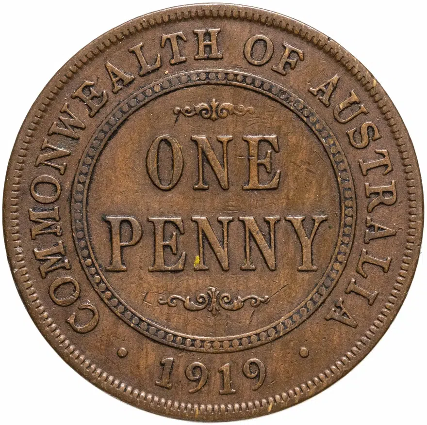 Австралия 1 пенни (penny) 1919