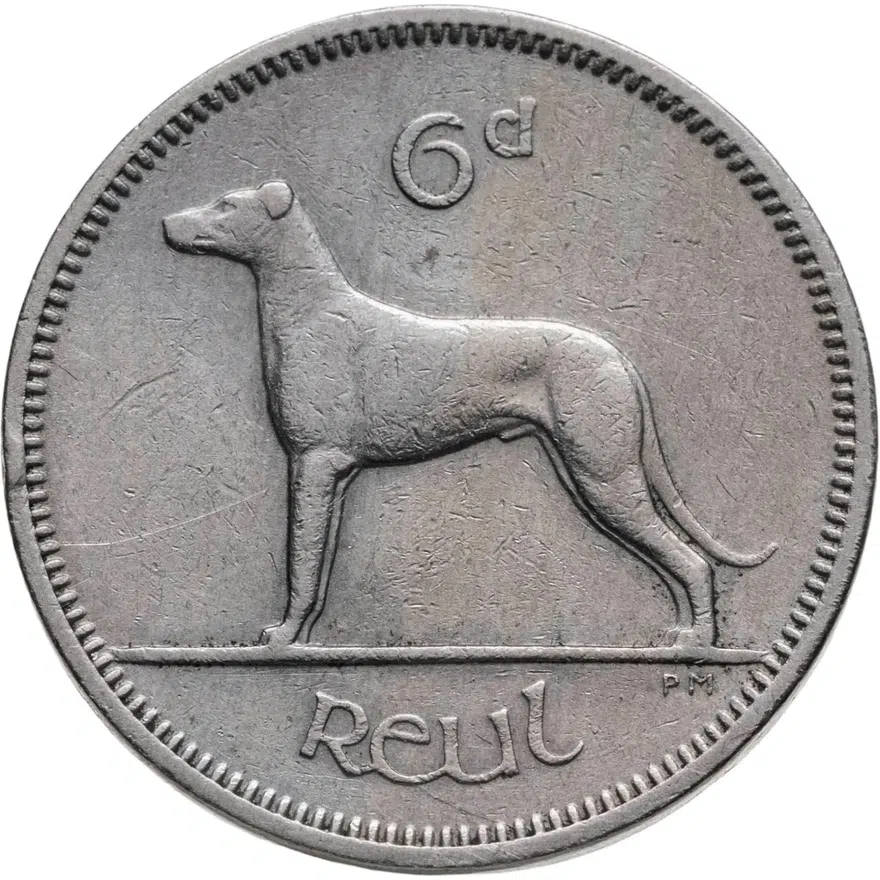 Ирландия 6 пенсов (pence) 1960