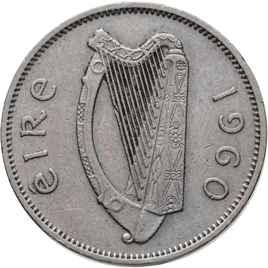 Ирландия 6 пенсов (pence) 1960, реверс