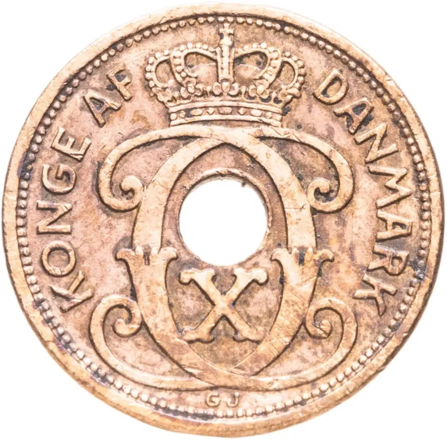 Дания 1 эре (ore) 1939