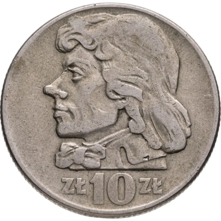 Польша 10 злотых (zlotych) 1959  Тадеуш Костюшко