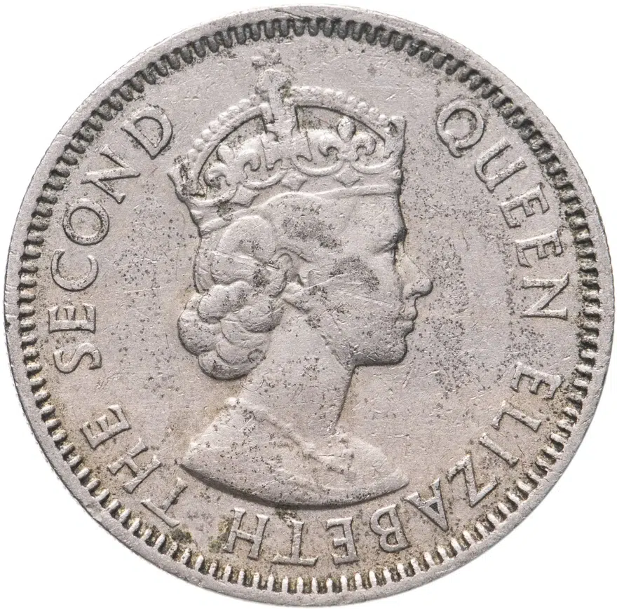 Восточные Карибы 25 центов (cents) 1955