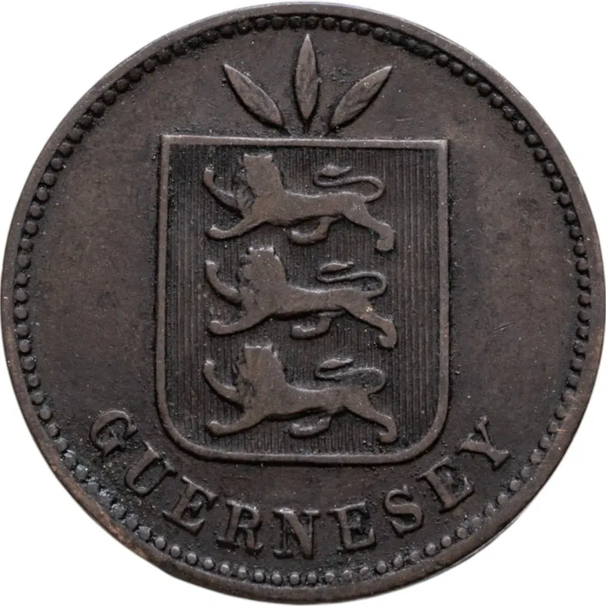 Гернси 4 дубля (doubles) 1906