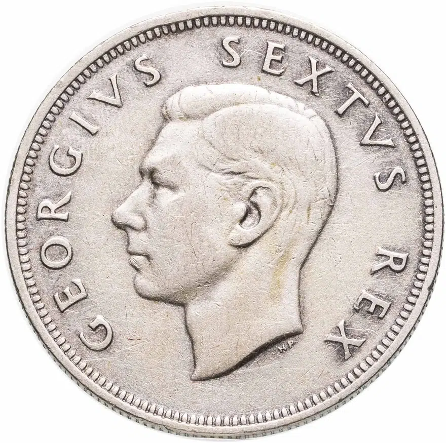ЮАР 2 1/2 шиллинга (shillings) 1952, реверс