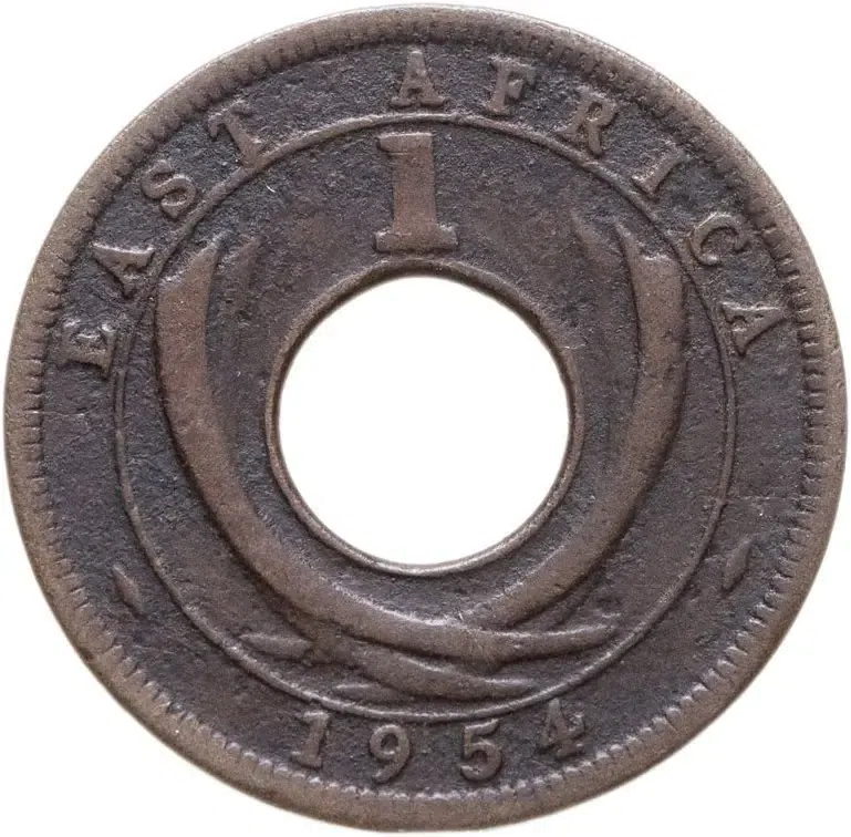 Британская Восточная Африка 1 цент (cent) 1954, реверс