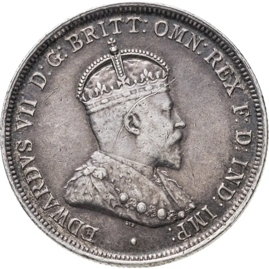 Австралия 2 шиллинга (флорин, shillings) 1910