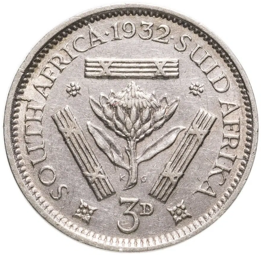 ЮАР 3 пенса (pence) 1932
