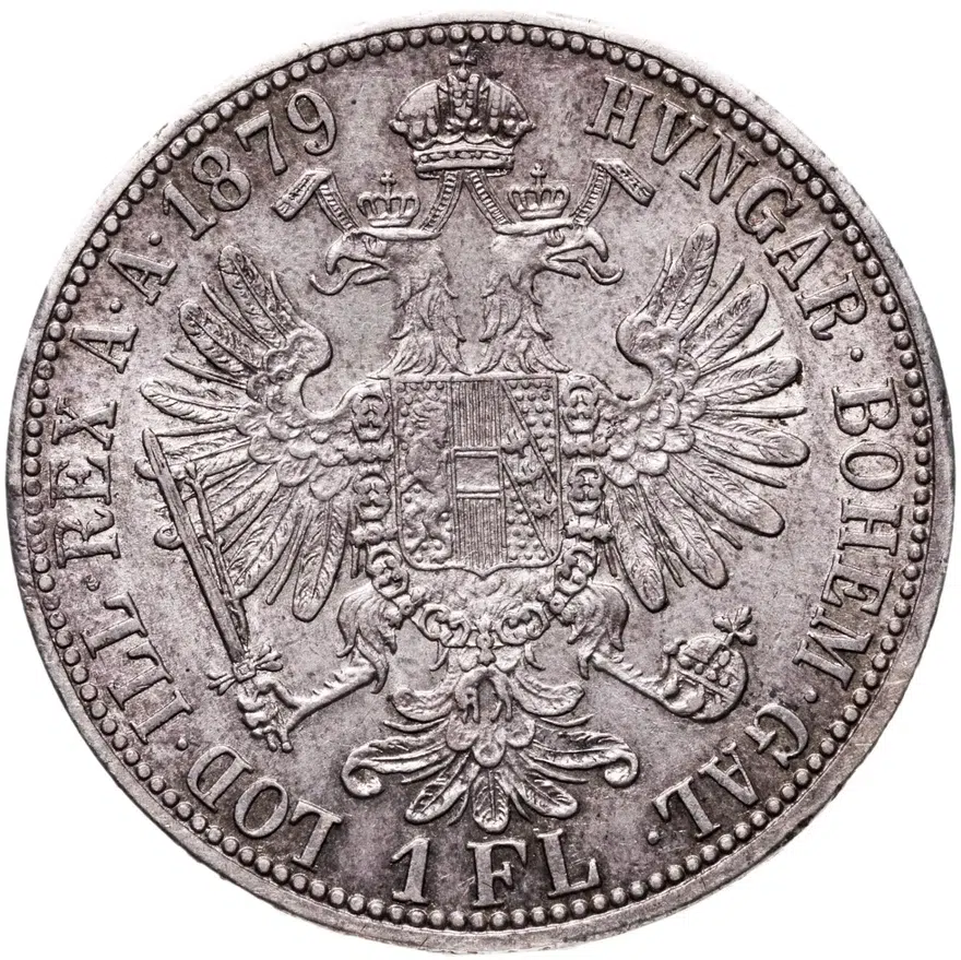Австрия 1 флорин (florin) 1879, реверс