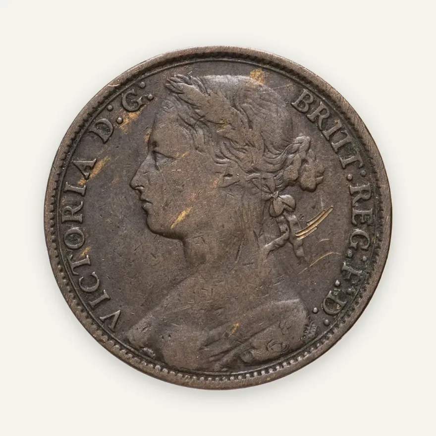 Великобритания 1 пенни (penny) 1879, аверс