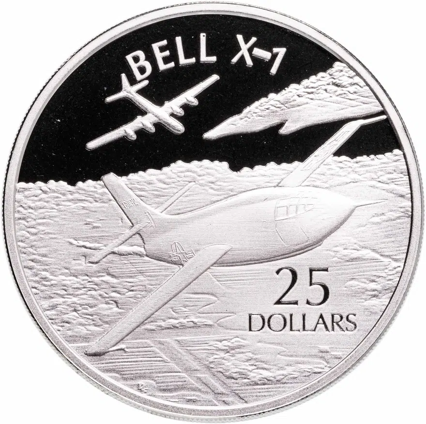 Соломоновы Острова 25 долларов (dollars) 2003  Самолёты - Bell X-1