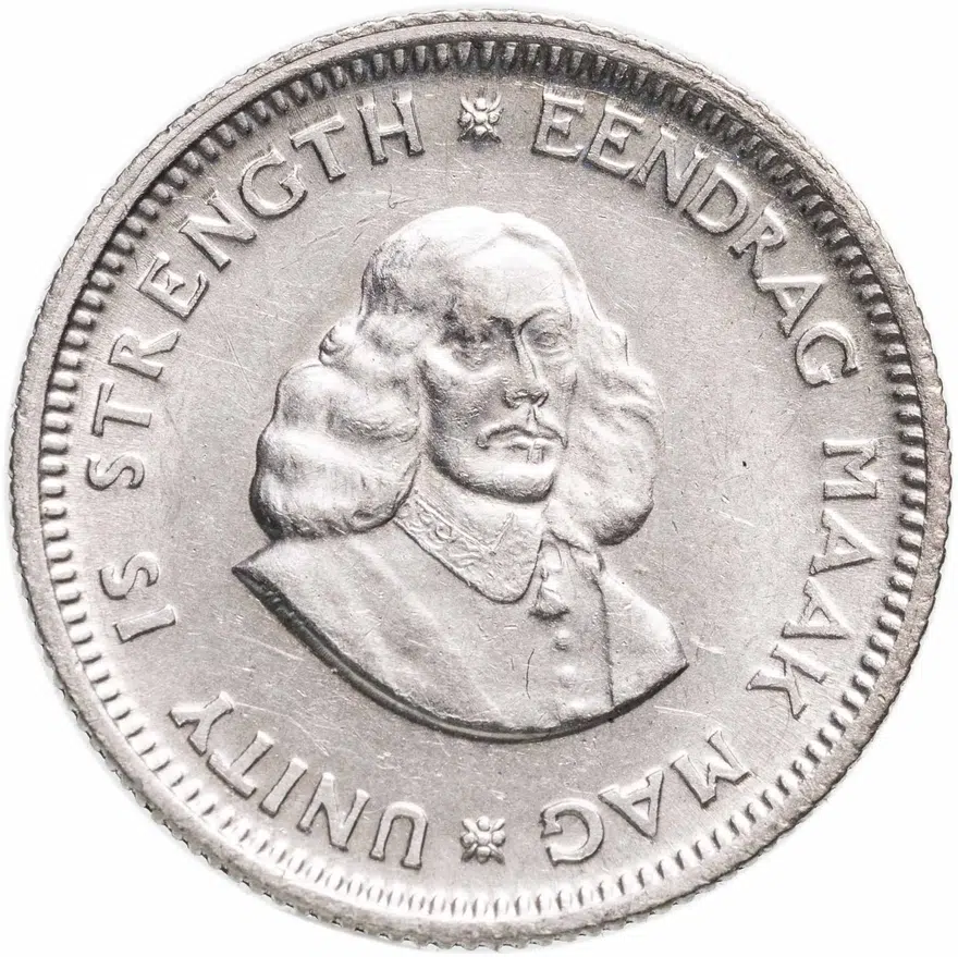 ЮАР 5 центов (cents) 1963, аверс
