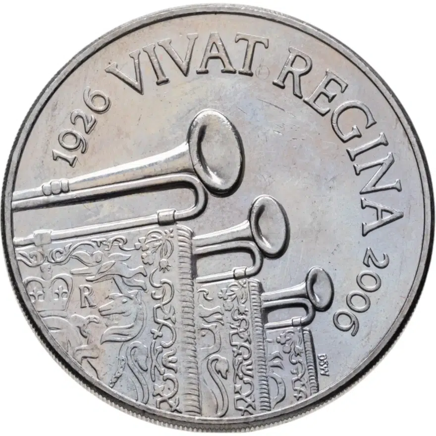Великобритания 5 фунтов (pounds) 2006 "80 лет со дня рождения Королевы Елизаветы II", аверс