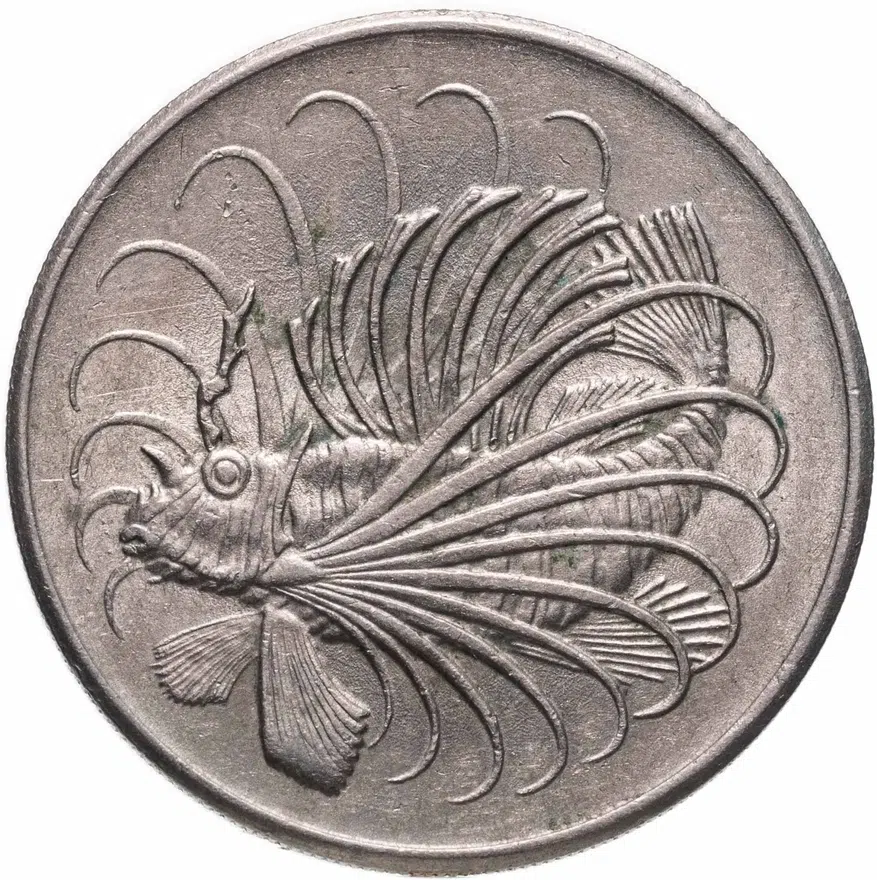 Сингапур 50 центов (cents) 1968, аверс