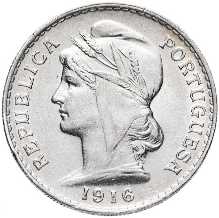 Португалия 50 сентаво 1916