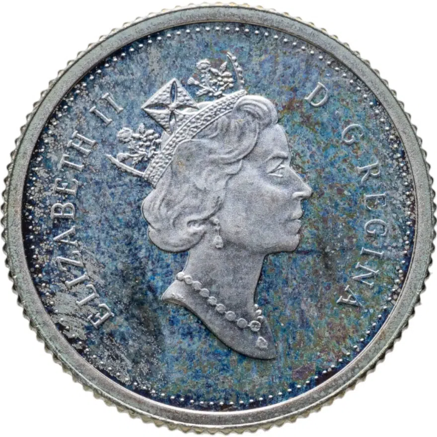 Канада 10 центов (cents) 1999 Proof, реверс