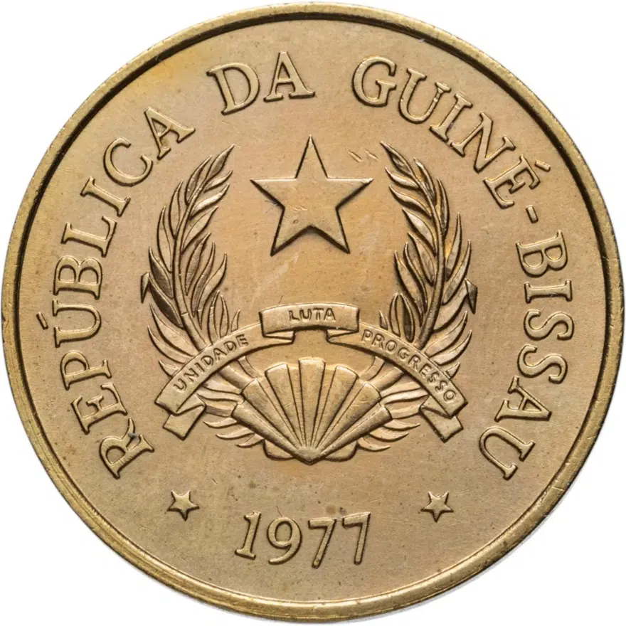 Гвинея-Бисау 1 песо (peso) 1977, реверс