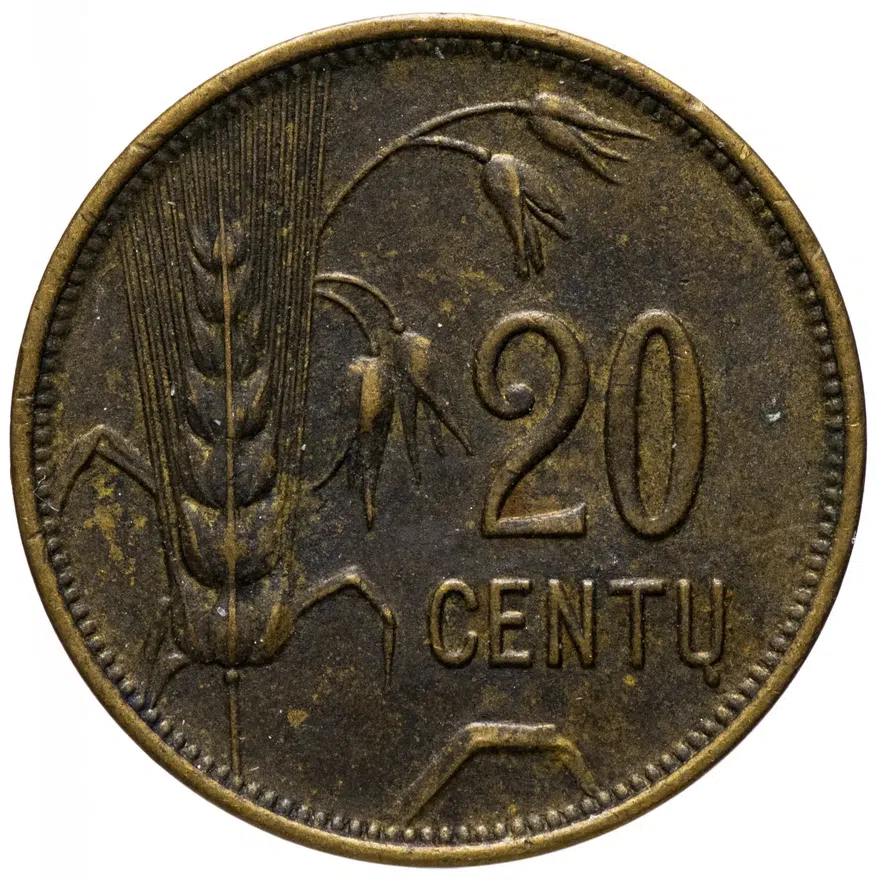 Литва 20 центов 1925