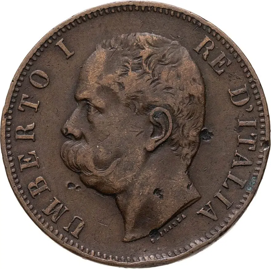 Италия 10 чентезимо (centesimi) 1893