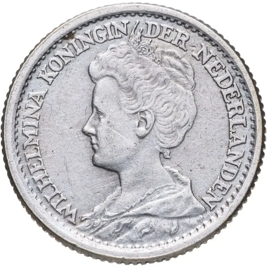 Нидерланды 25 центов (cents) 1919
