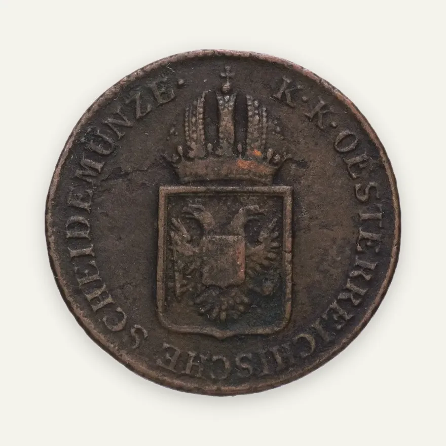 Австрия 1/4 крейцера 1816 A, реверс