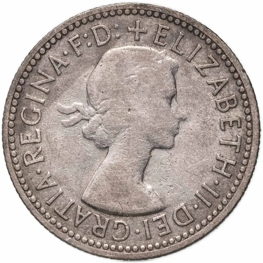 Австралия 1 шиллинг (shilling) 1956, реверс