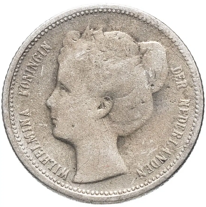 Кюрасао (колония Нидерландов) 1/10 гульдена 1901, реверс