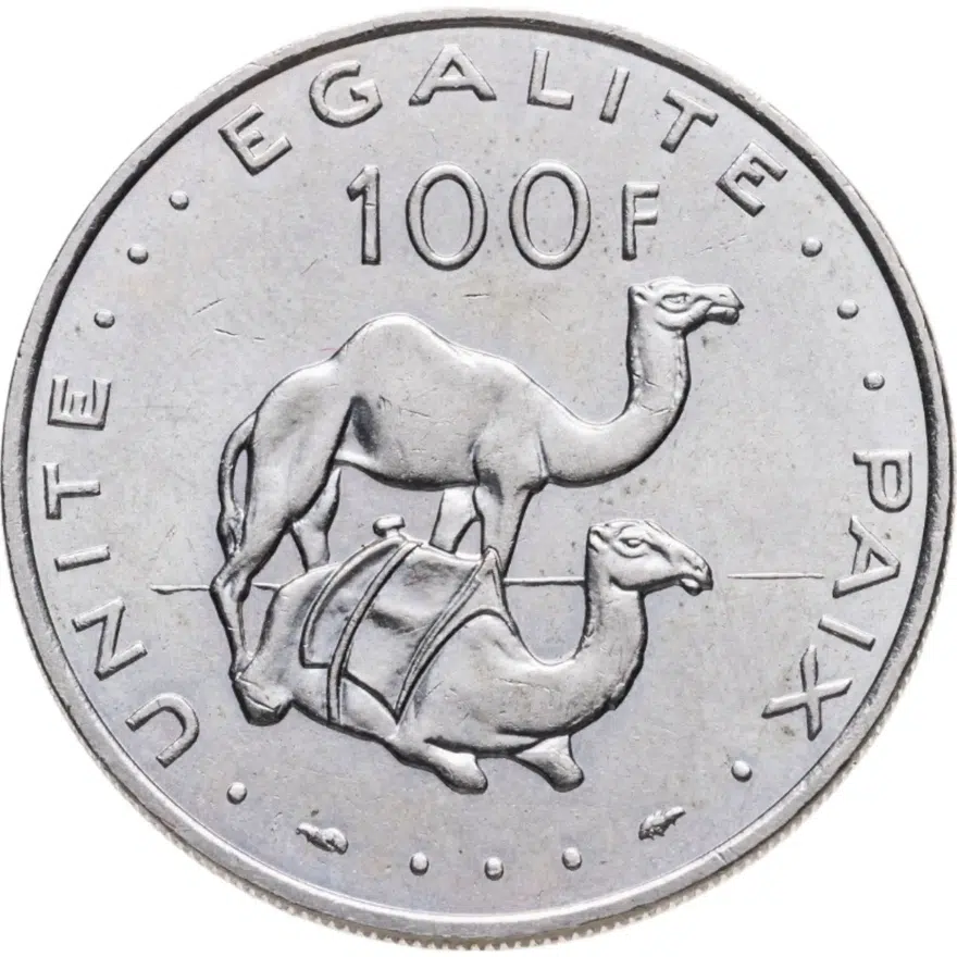 Джибути 100 франков (francs) 1991