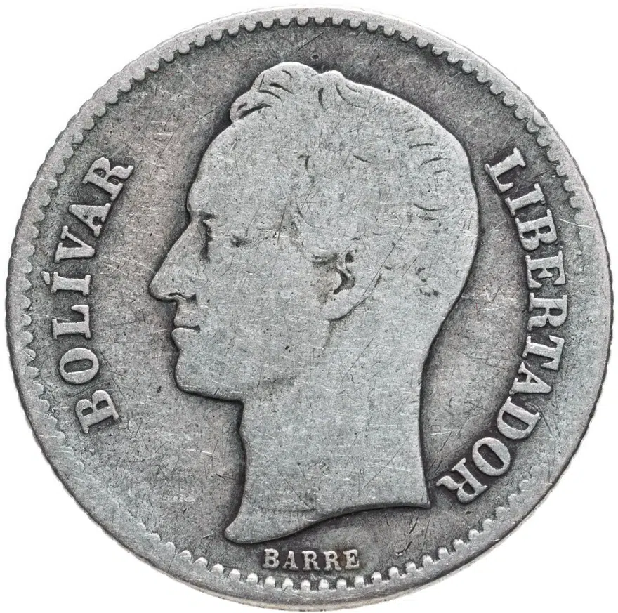 Венесуэла 1 боливар (bolivar) 1924, реверс