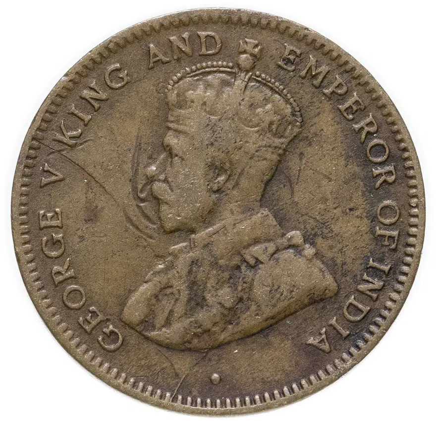 Маврикий 1 цент (cent) 1922, реверс