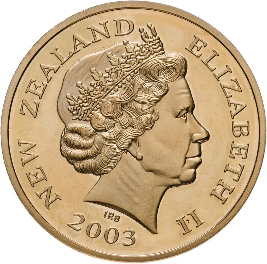 Новая Зеландия 1 доллар (dollar) 2003  Властелин Колец - Кольцо всевластия, реверс