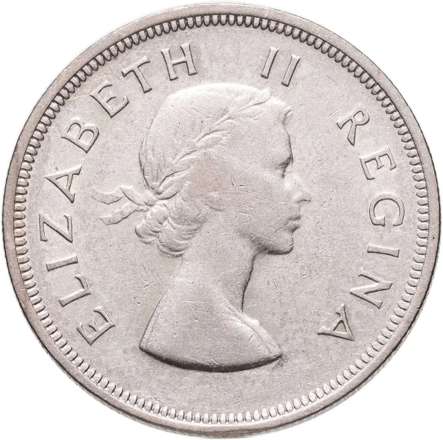 ЮАР 2 1/2 шиллинга (shillings) 1954