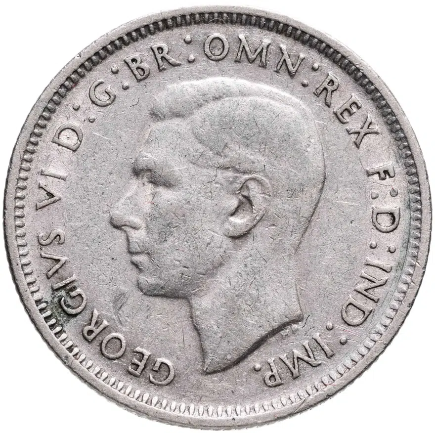 Австралия 1 шиллинг (shilling) 1948, реверс