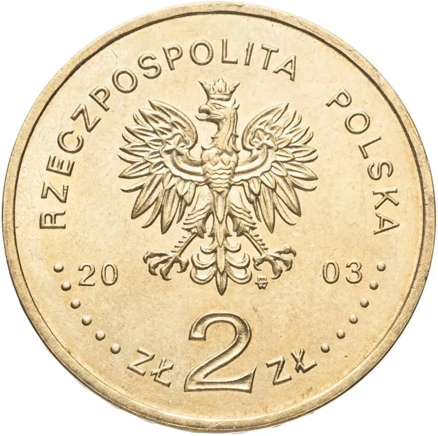 Польша 2 злотых (zlote) 2003  Генерал Станислав Мачек (1892-1994), реверс